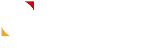 Cornerstone Mobility logo text in white. The capital C has a red and a yellow triangle in the top right and bottom left corners, representing the look of a compass and a cornerstone.